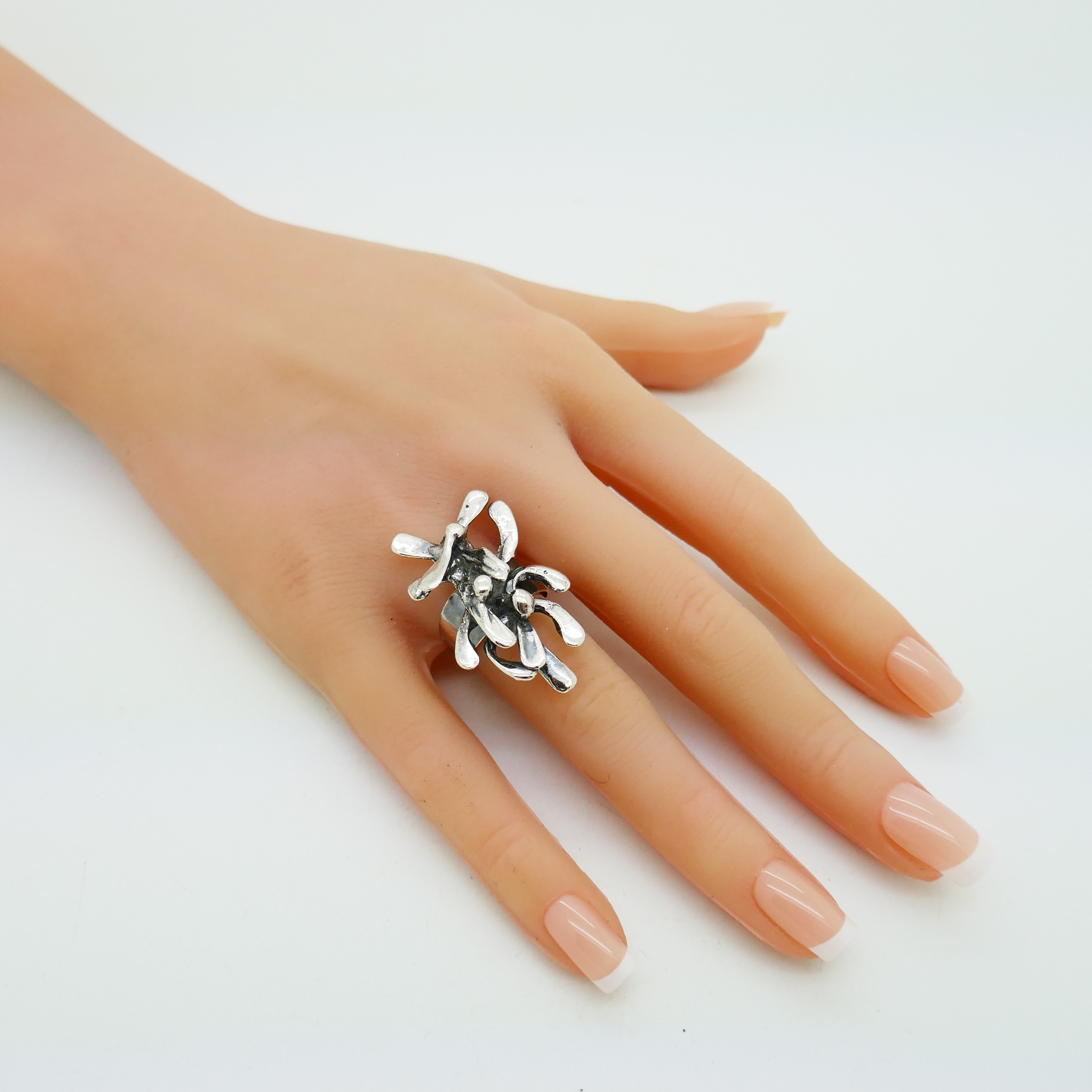 Zilveren ring met Mistletoe - Maretak - Afbeelding 5